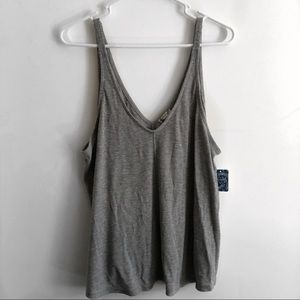 NWT Free People Intimately Grey Tank, size medium